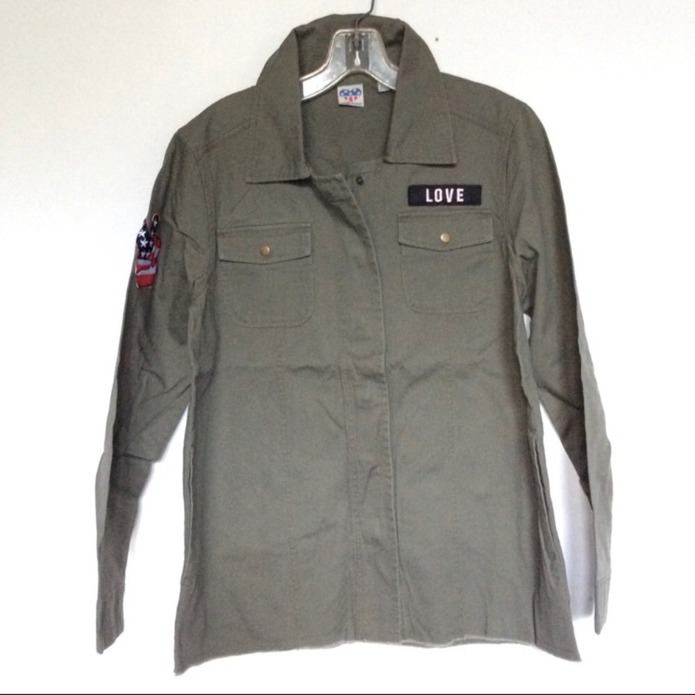 Junk Food Clothing Militarily Shirt Jacket - Picture 3 of 3